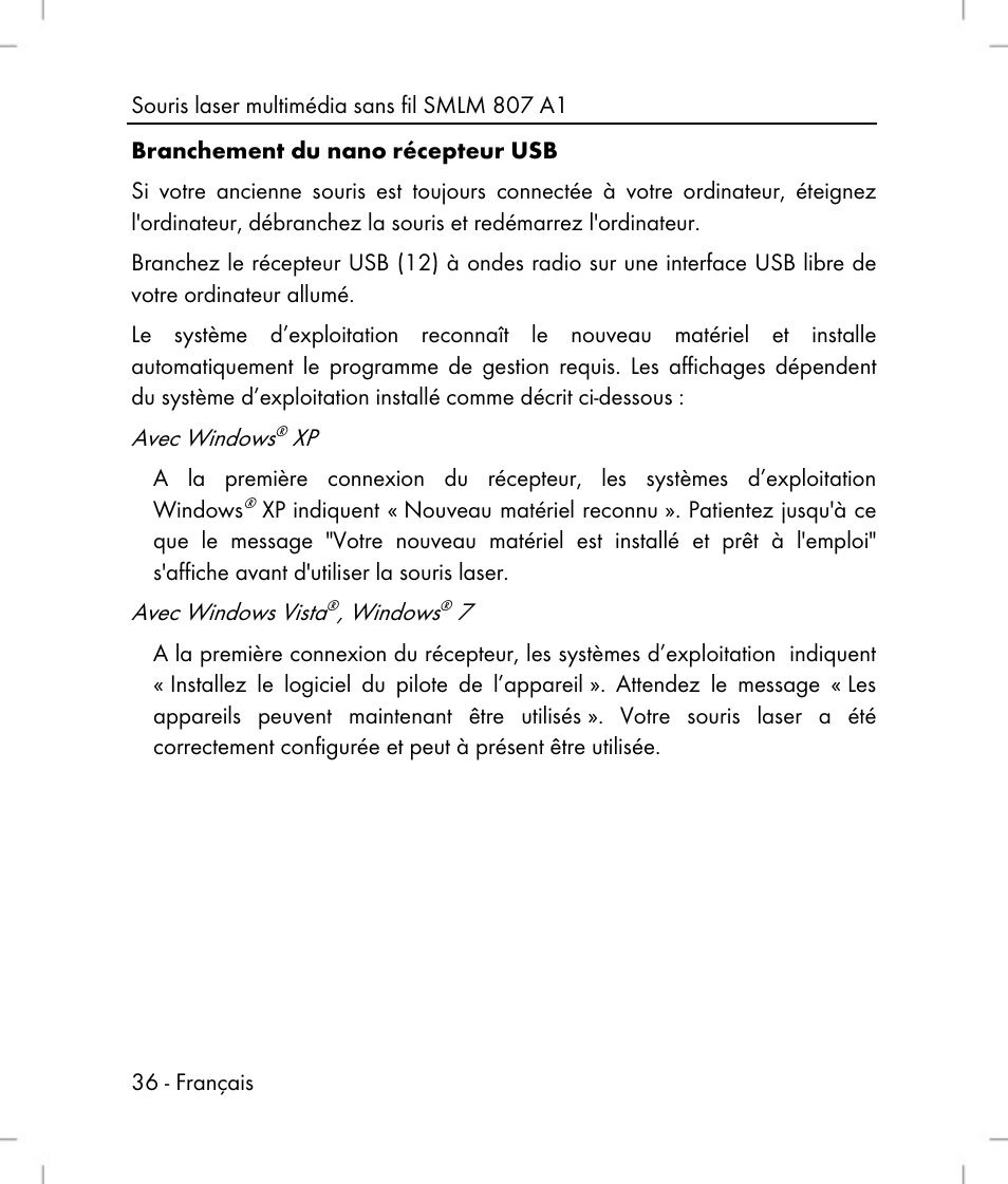 Silvercrest SMLM 807 A1 User Manual | Page 38 / 92