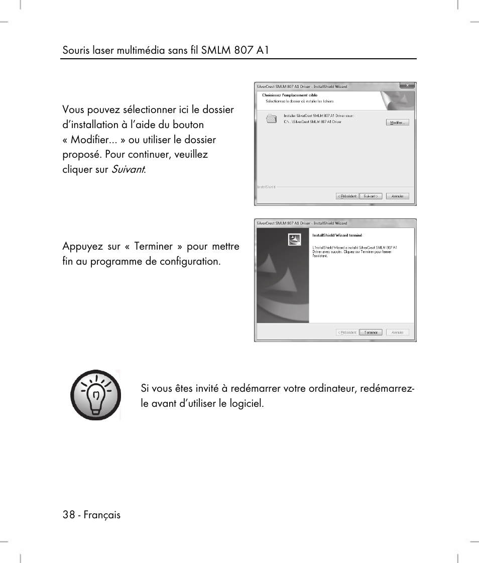 Silvercrest SMLM 807 A1 User Manual | Page 40 / 92