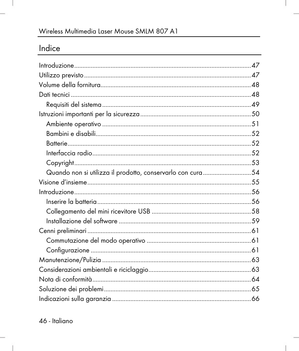 Silvercrest SMLM 807 A1 User Manual | Page 48 / 92