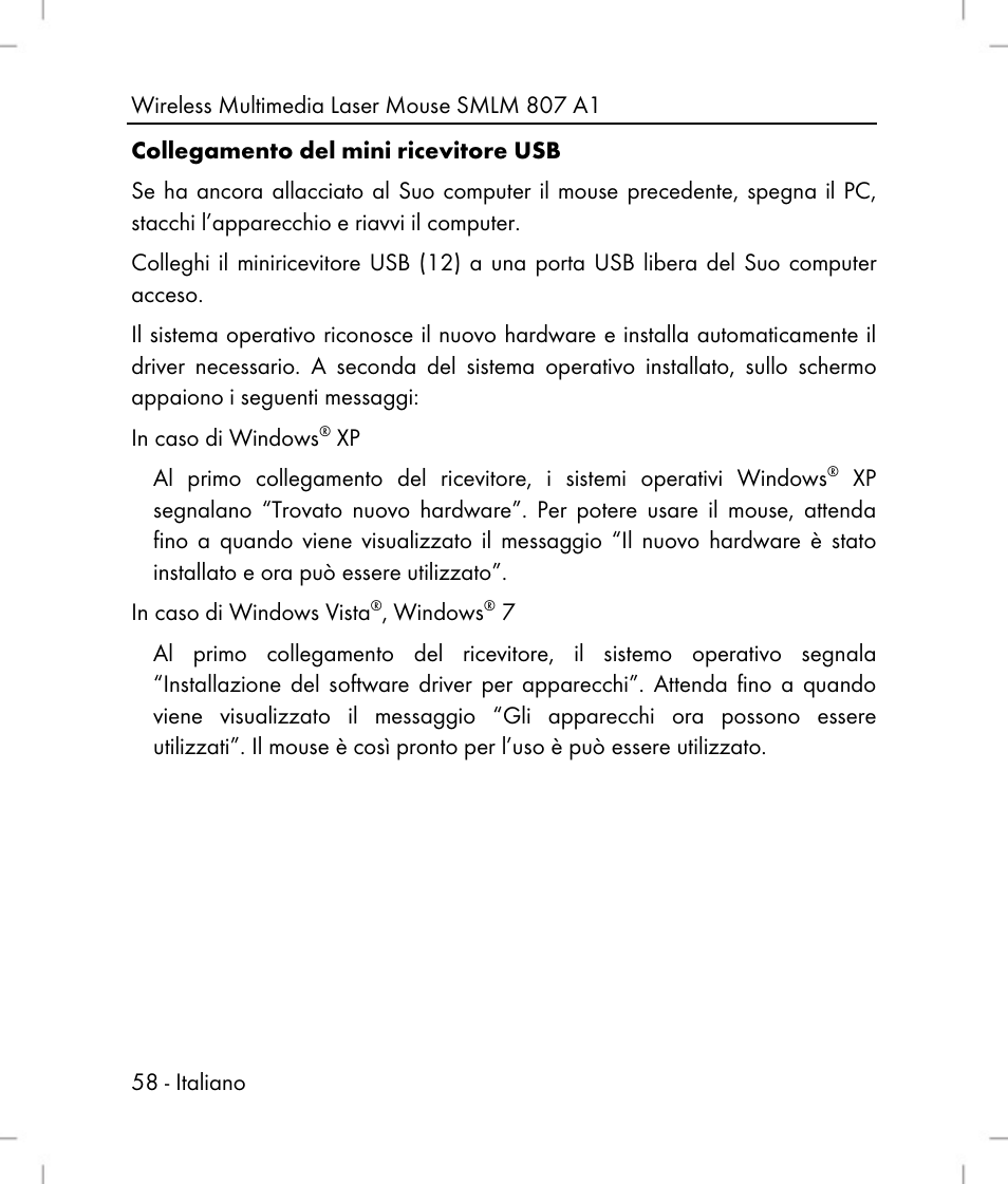 Silvercrest SMLM 807 A1 User Manual | Page 60 / 92