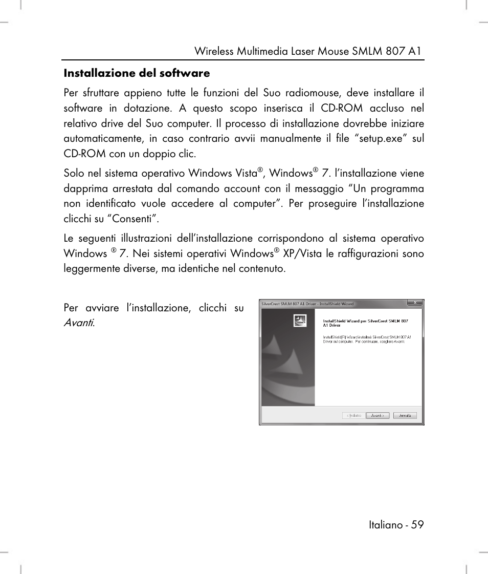 Silvercrest SMLM 807 A1 User Manual | Page 61 / 92