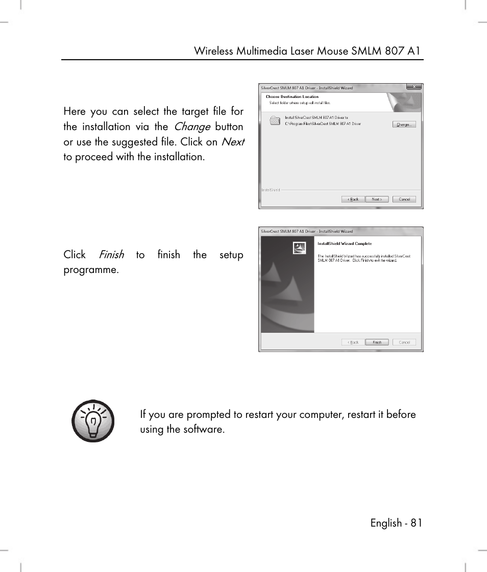 Silvercrest SMLM 807 A1 User Manual | Page 83 / 92