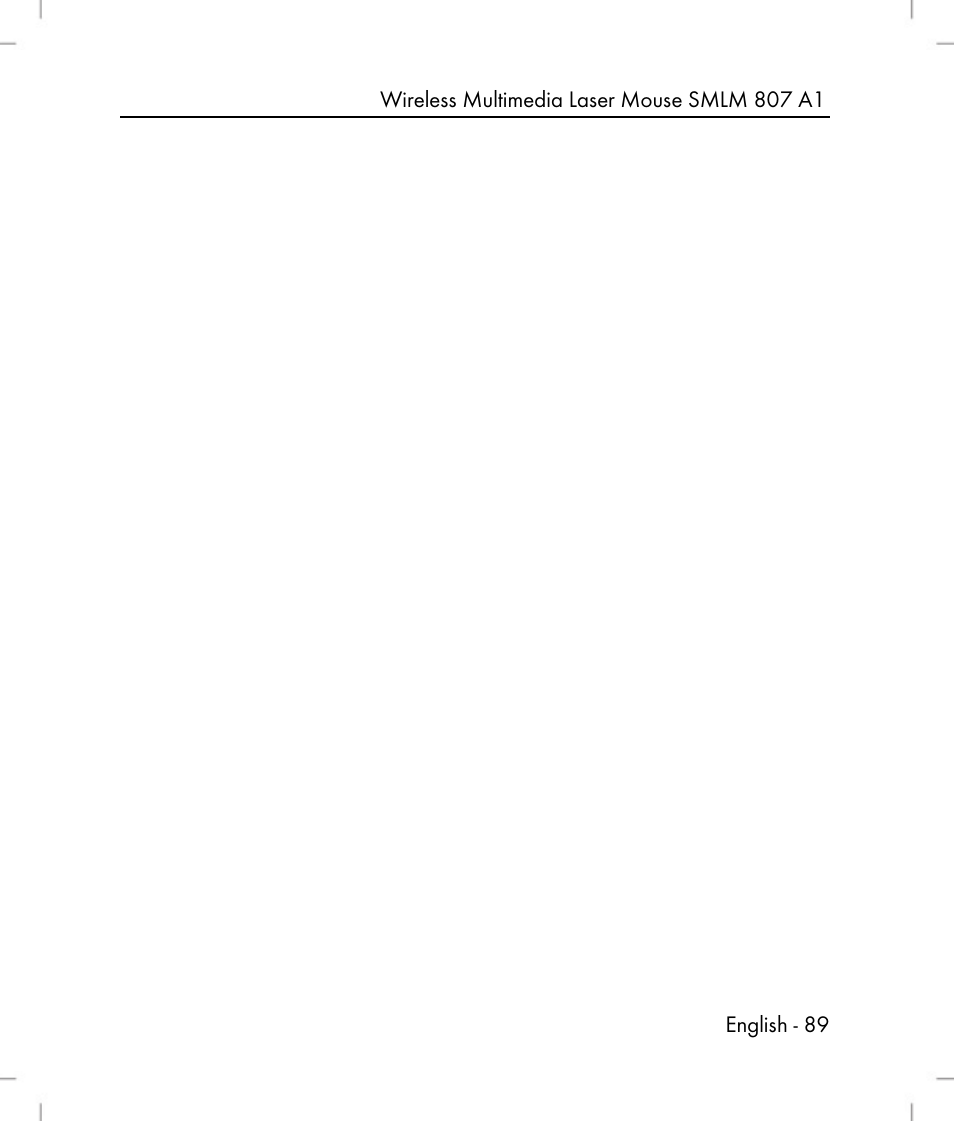 Silvercrest SMLM 807 A1 User Manual | Page 91 / 92