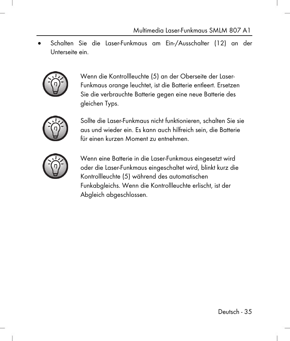 Silvercrest SMLM 807 A1 User Manual | Page 37 / 70