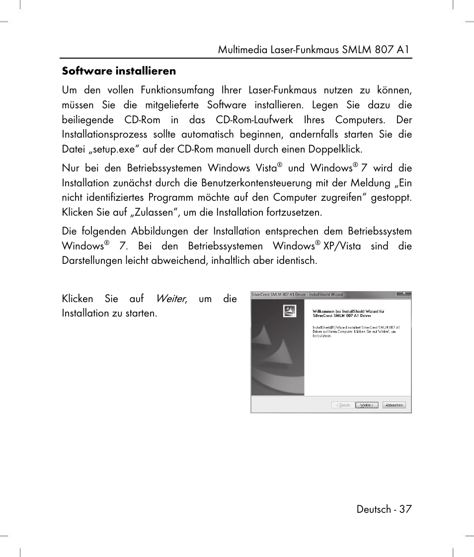 Silvercrest SMLM 807 A1 User Manual | Page 39 / 70