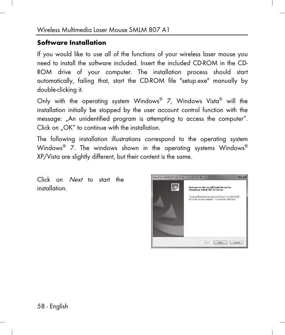 Silvercrest SMLM 807 A1 User Manual | Page 60 / 70