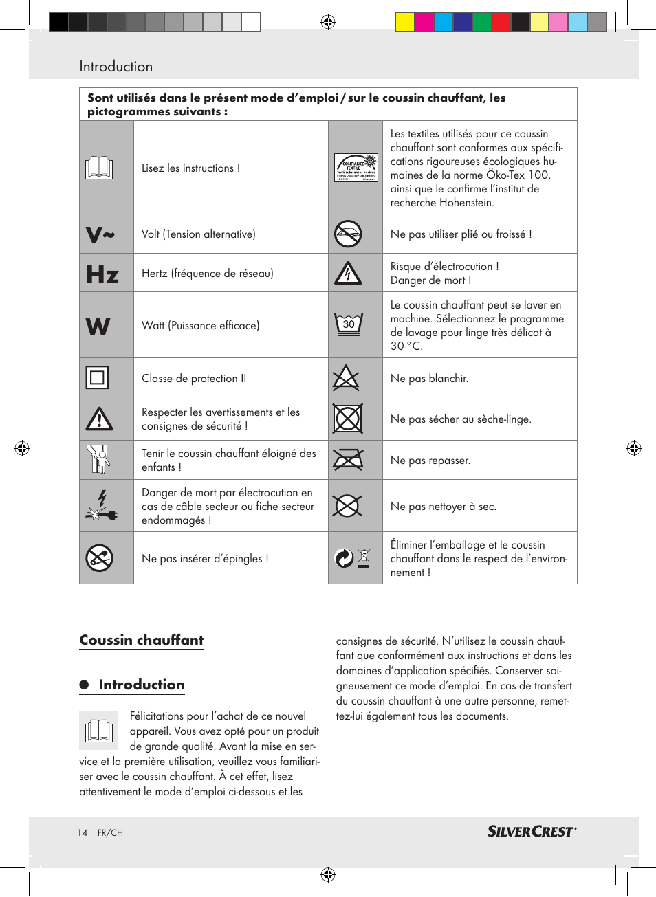 Introduction | Silvercrest SRNH 100 A2 User Manual | Page 14 / 45