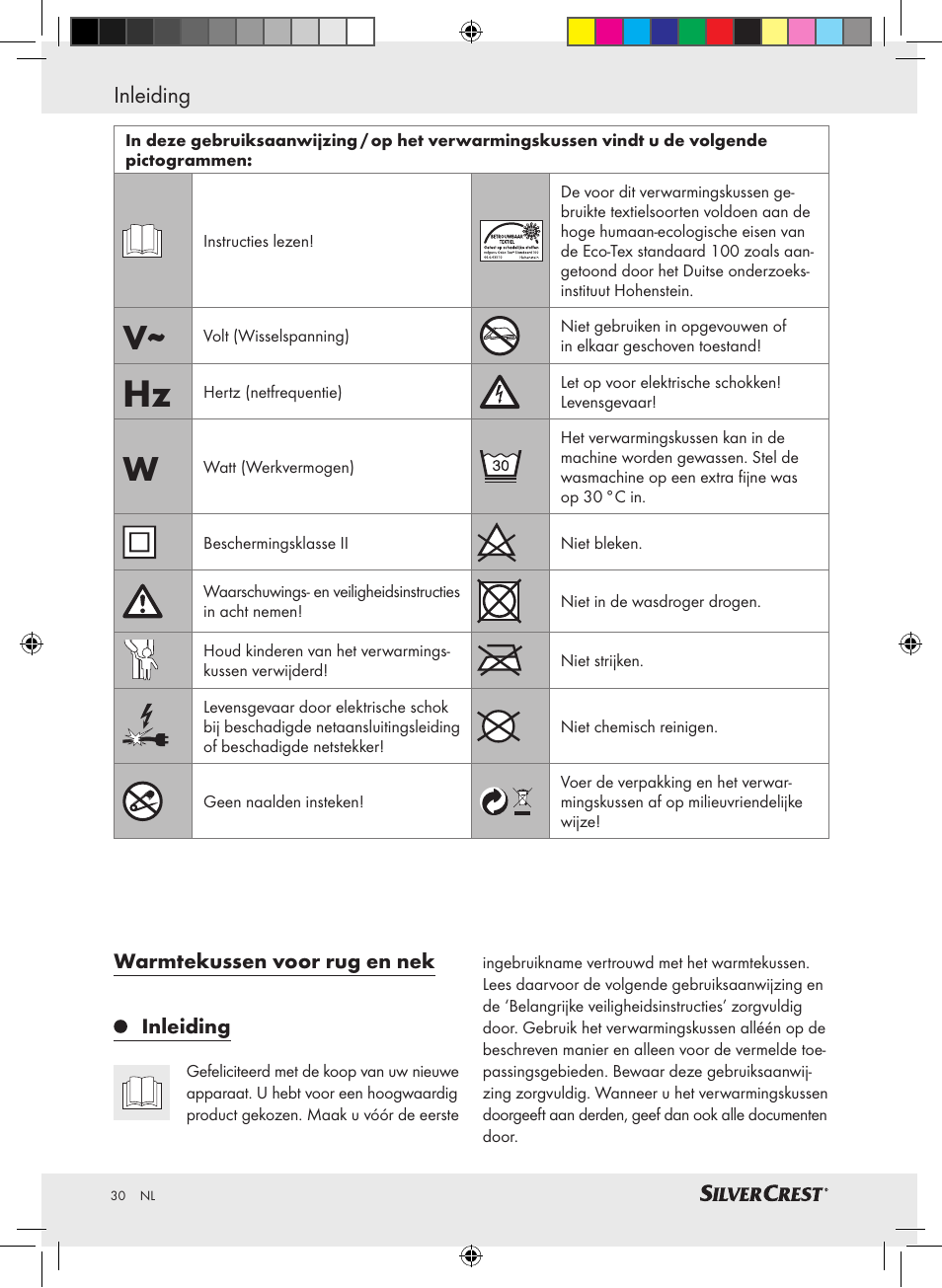 Inleiding | Silvercrest SRNH 100 A2 User Manual | Page 30 / 45