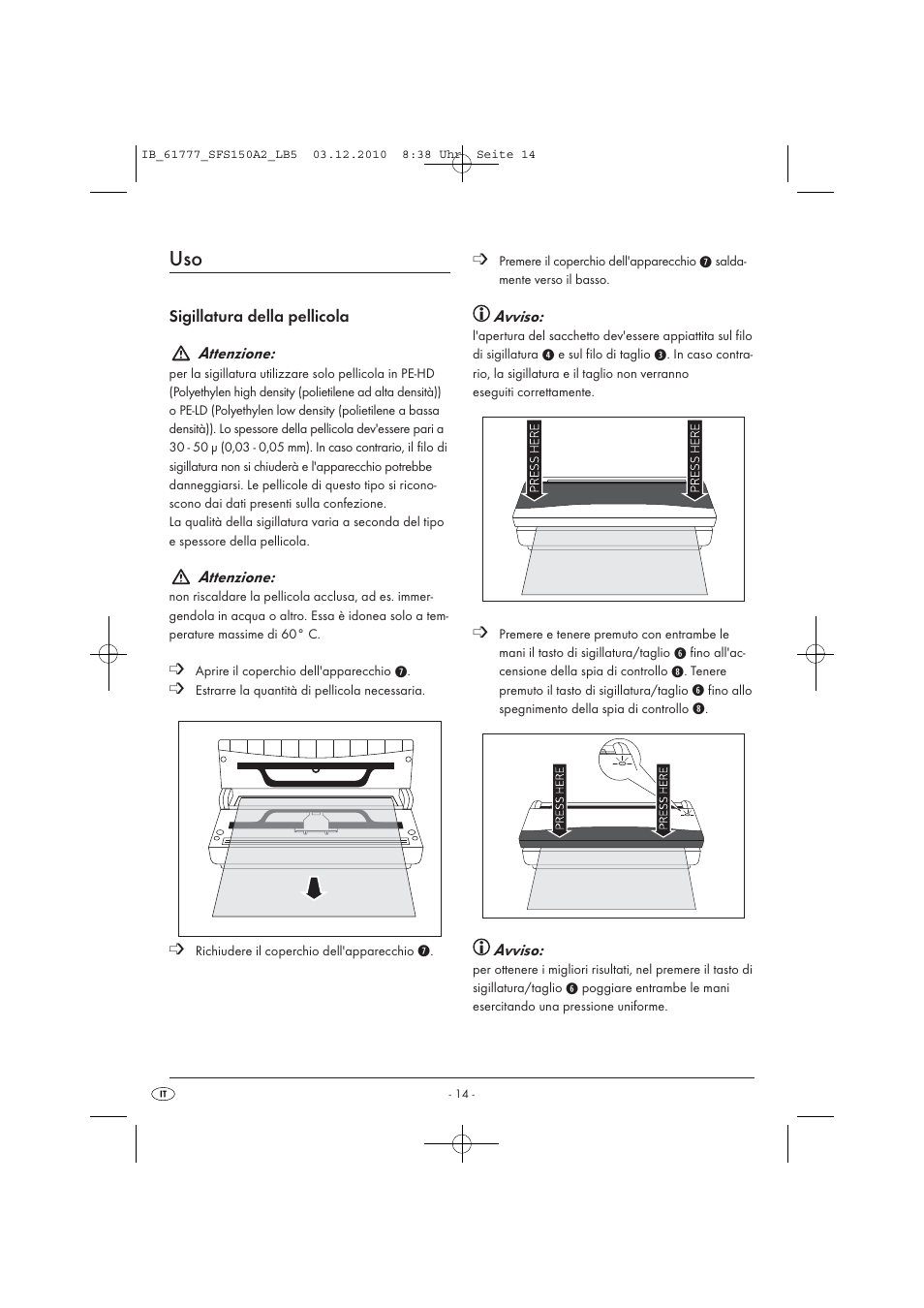 Silvercrest SFS 150 A2 User Manual | Page 16 / 58