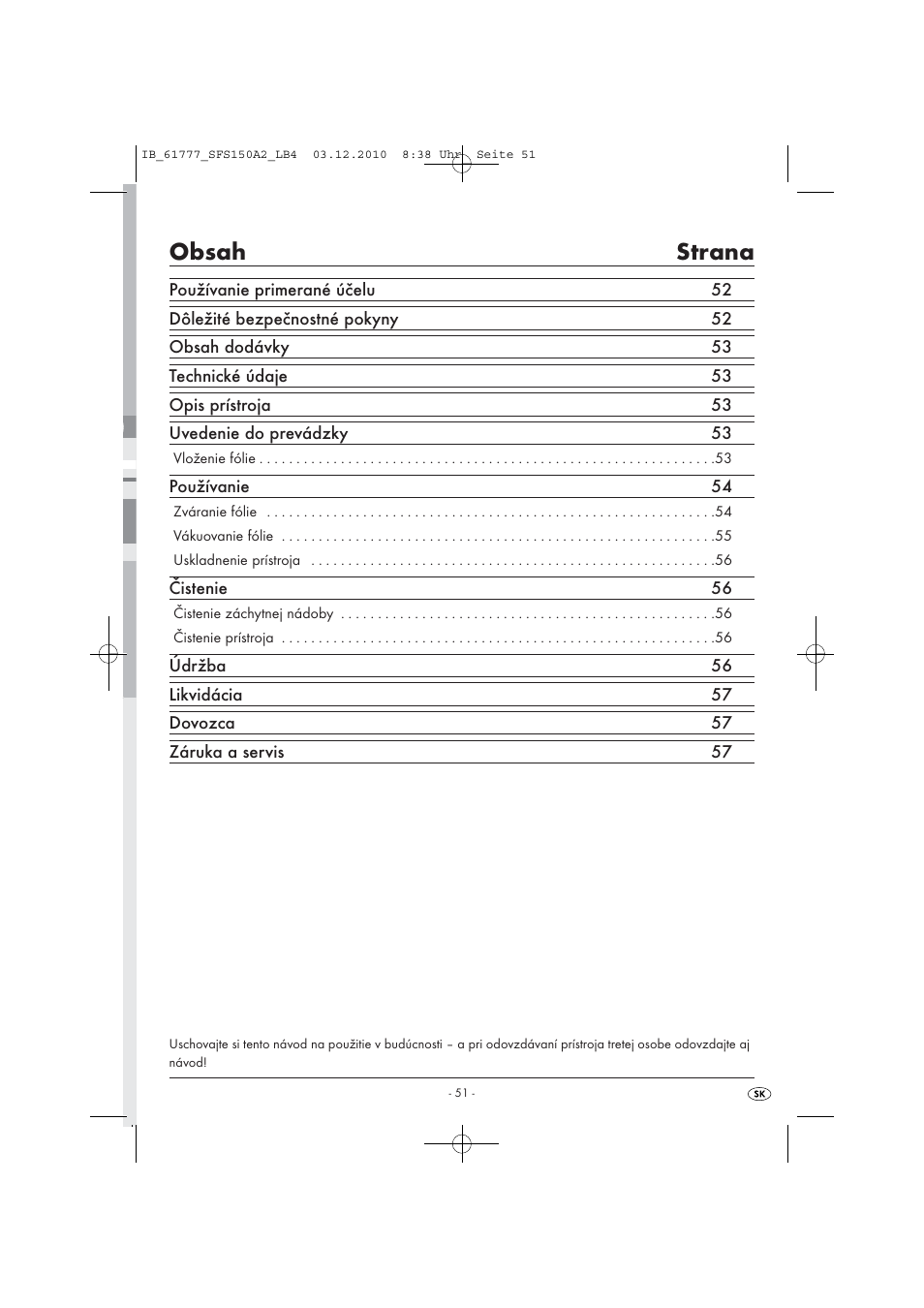 Silvercrest SFS 150 A2 User Manual | Page 53 / 76