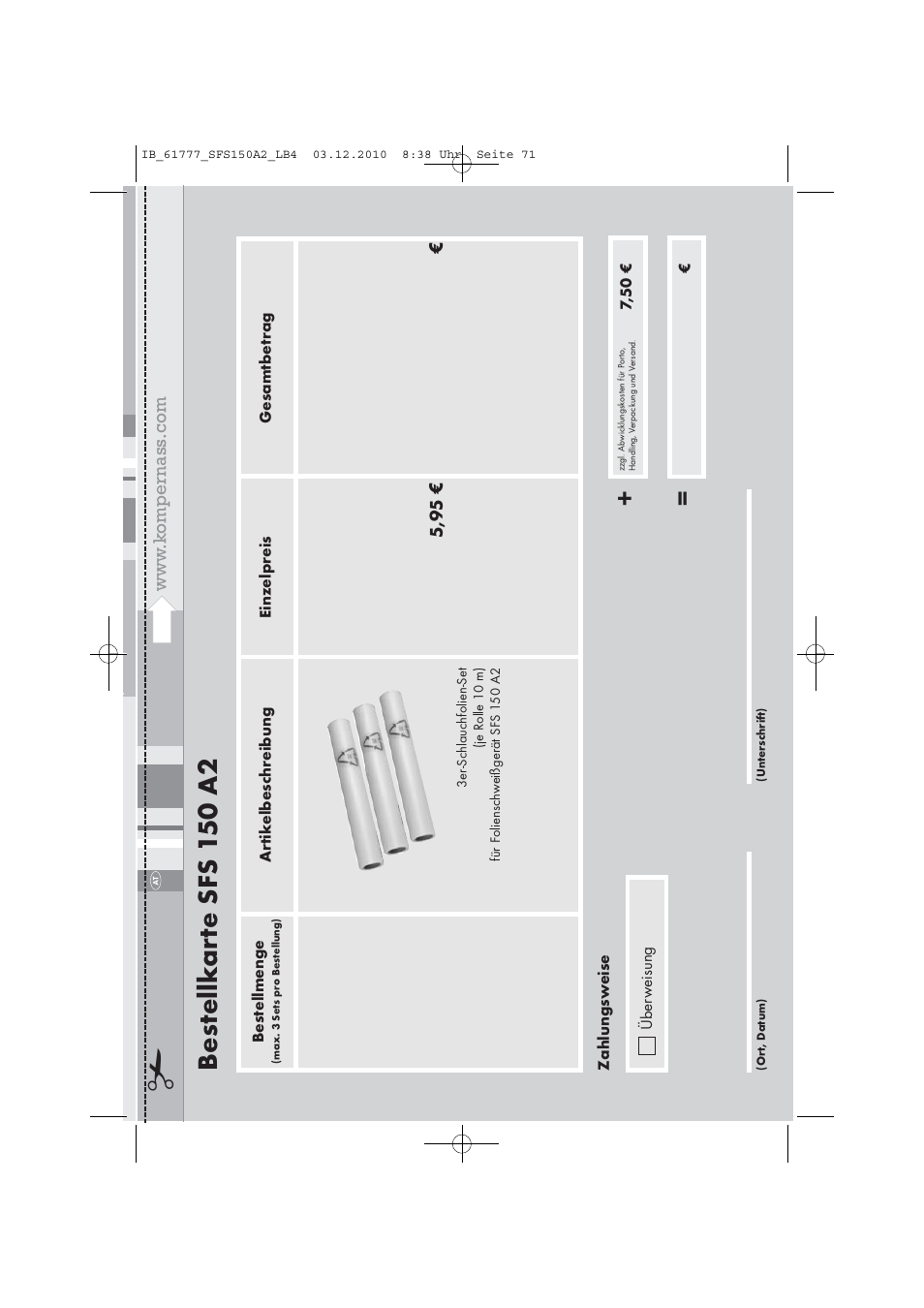 Bes tellk ar te sfs 1 50 a2 | Silvercrest SFS 150 A2 User Manual | Page 73 / 76