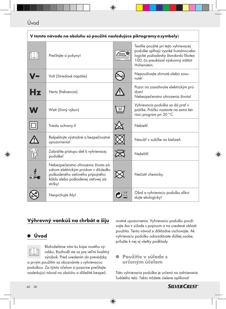 Úvod | Silvercrest SRNH 100 A2 User Manual | Page 40 / 57