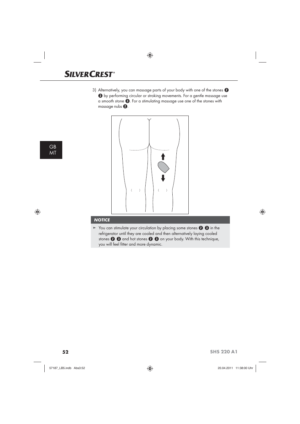 Gb mt | Silvercrest SHS 220 A1 User Manual | Page 54 / 72