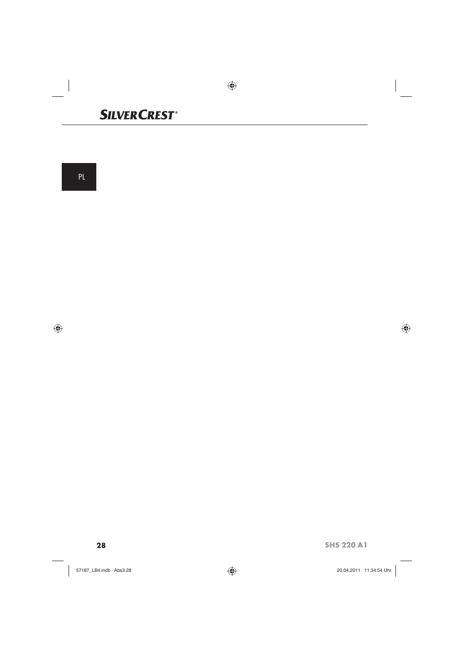 Silvercrest SHS 220 A1 User Manual | Page 30 / 86