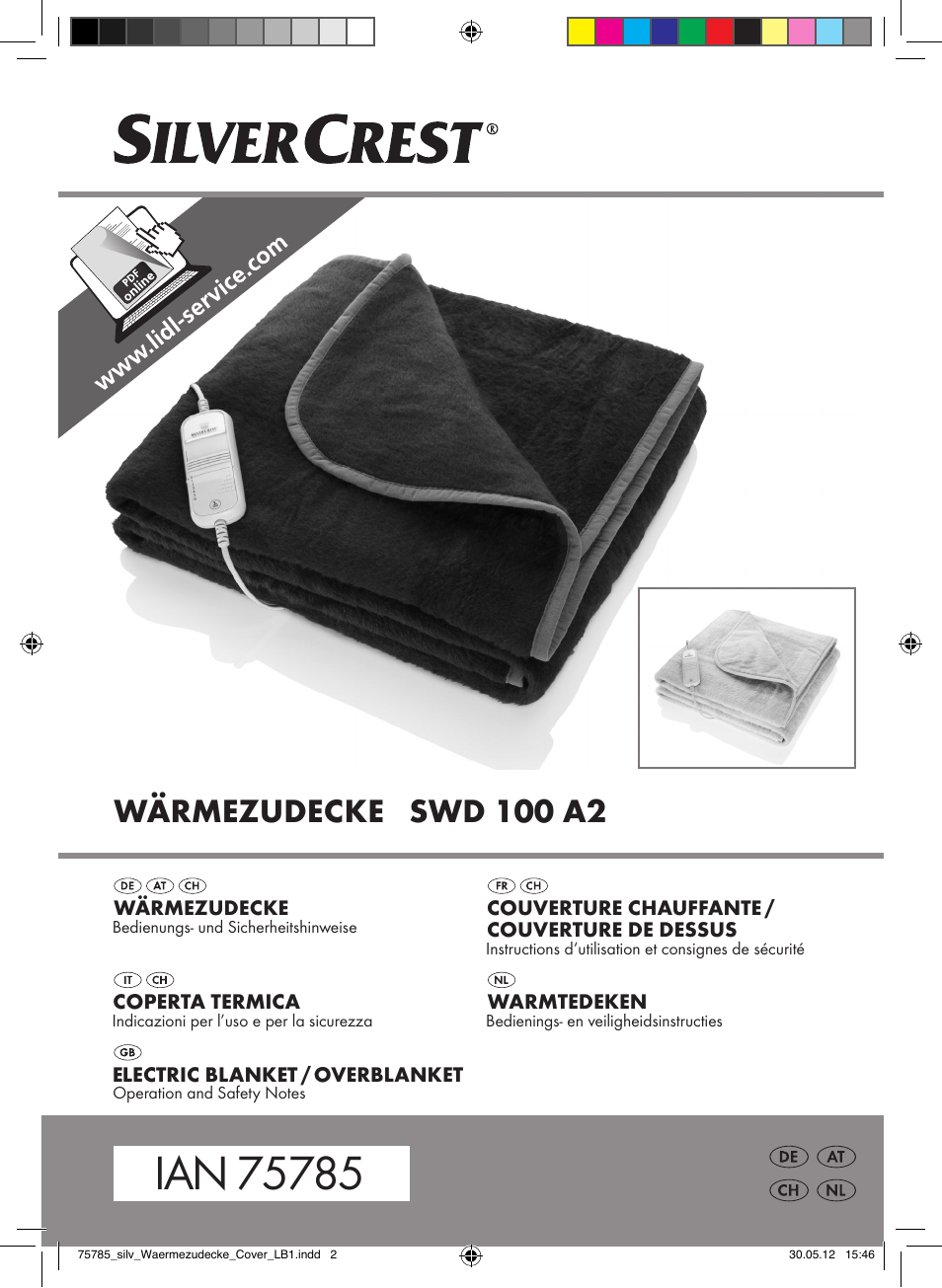 Silvercrest SWD 100 A2 User Manual | 44 pages