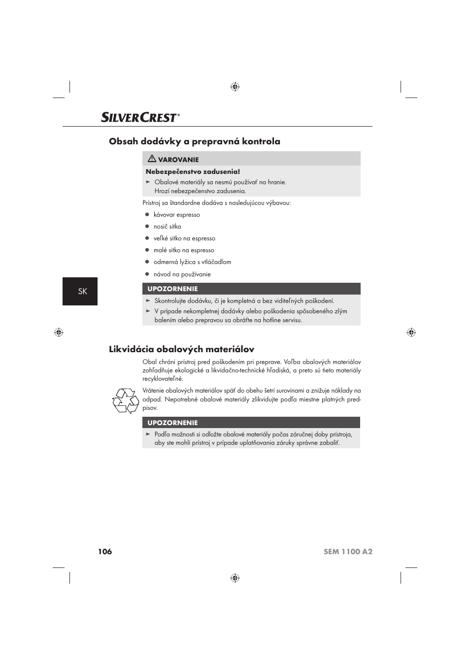 Silvercrest SEM 1100 A2 User Manual | Page 108 / 142