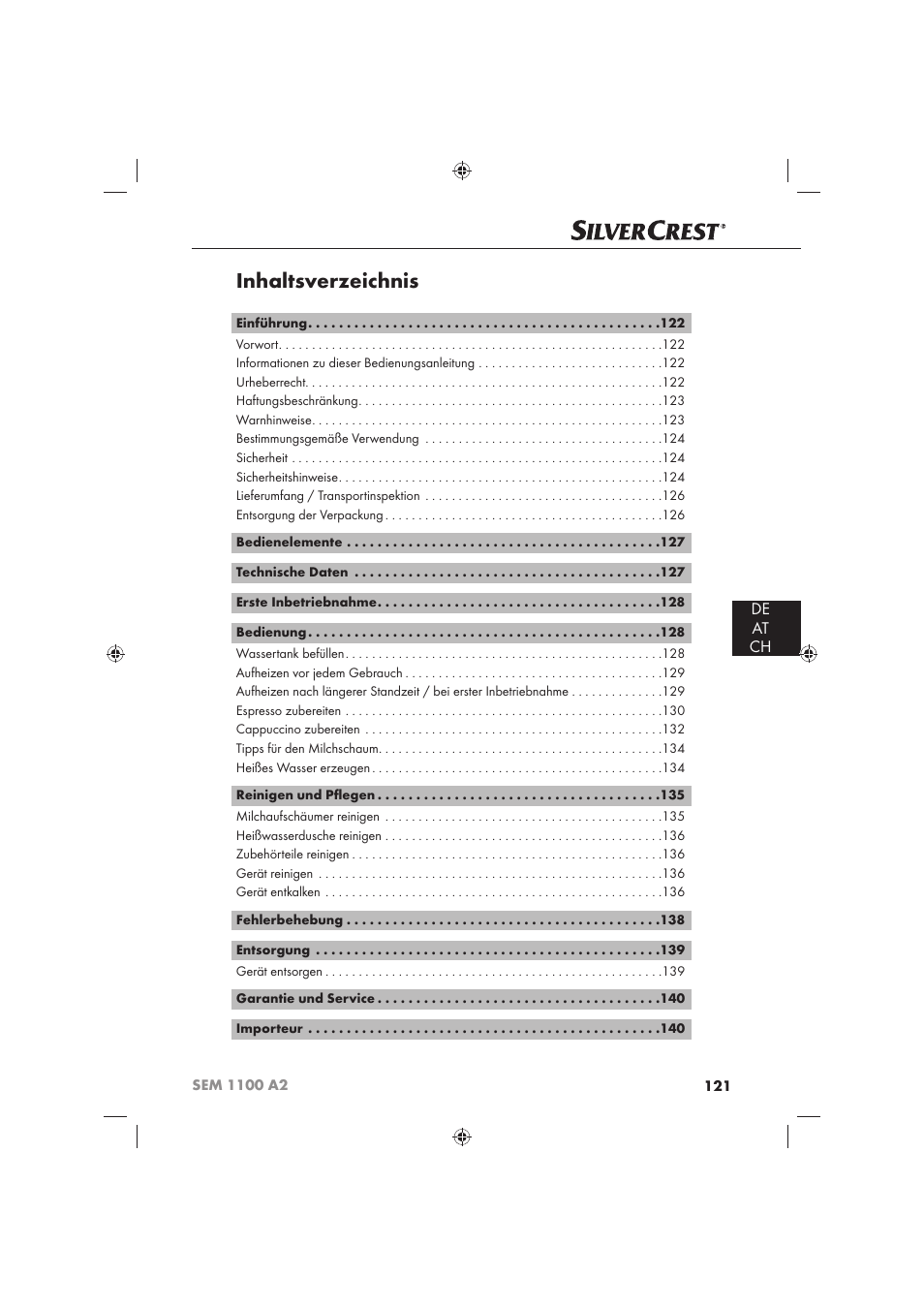 Silvercrest SEM 1100 A2 User Manual | Page 123 / 142