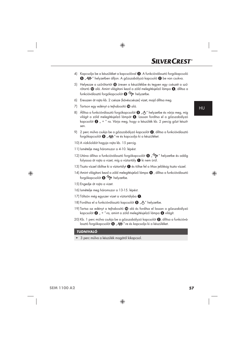 Silvercrest SEM 1100 A2 User Manual | Page 59 / 142