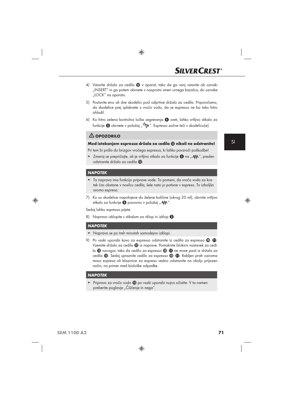 Silvercrest SEM 1100 A2 User Manual | Page 73 / 142