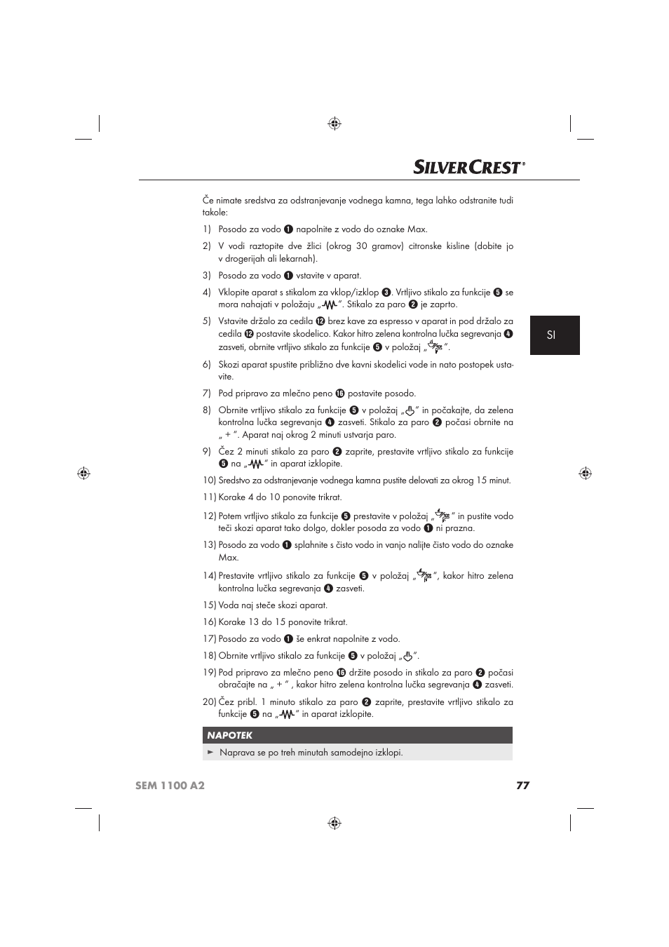 Silvercrest SEM 1100 A2 User Manual | Page 79 / 142