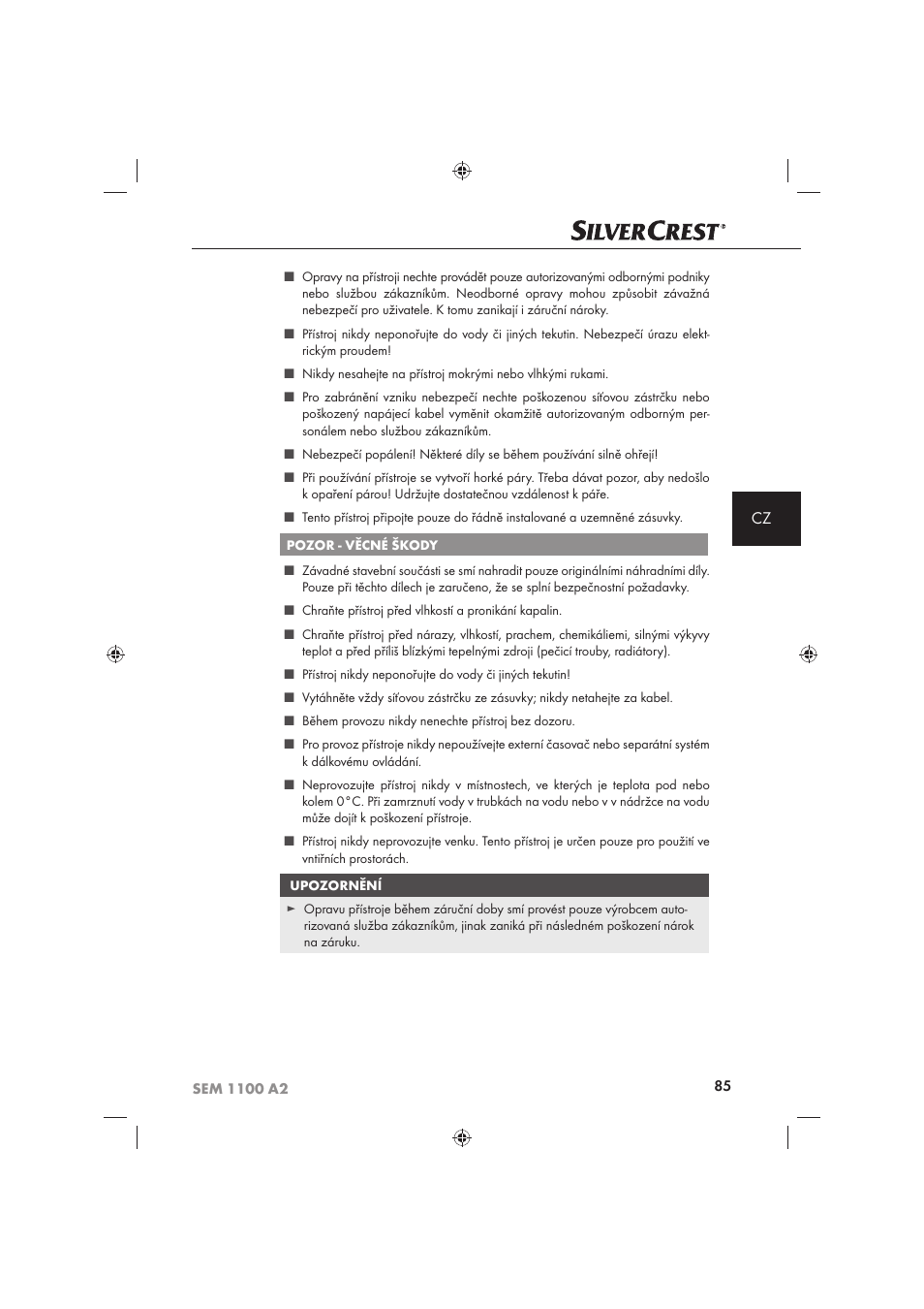 Silvercrest SEM 1100 A2 User Manual | Page 87 / 142