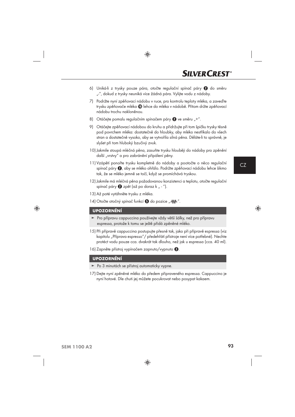 Silvercrest SEM 1100 A2 User Manual | Page 95 / 142