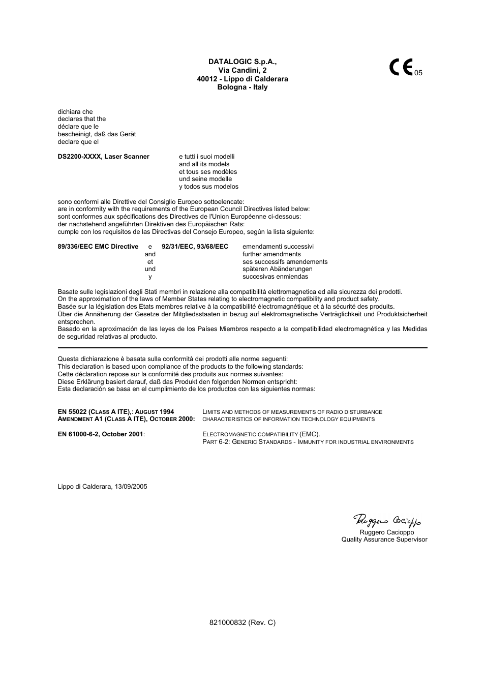 Datalogic Scanning DS2200 User Manual | Page 7 / 7