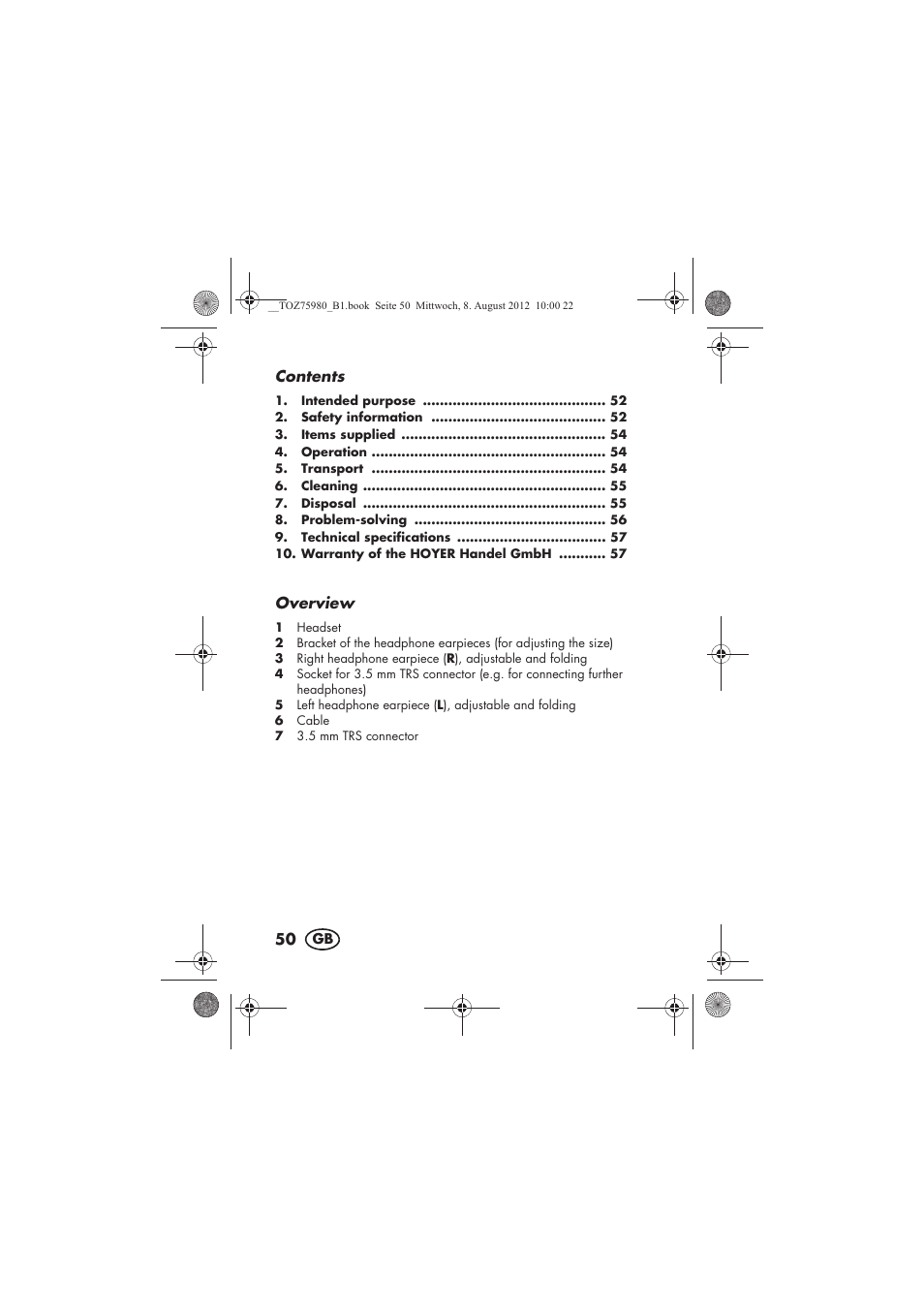 Silvercrest SKH 60 A1 User Manual | Page 52 / 62