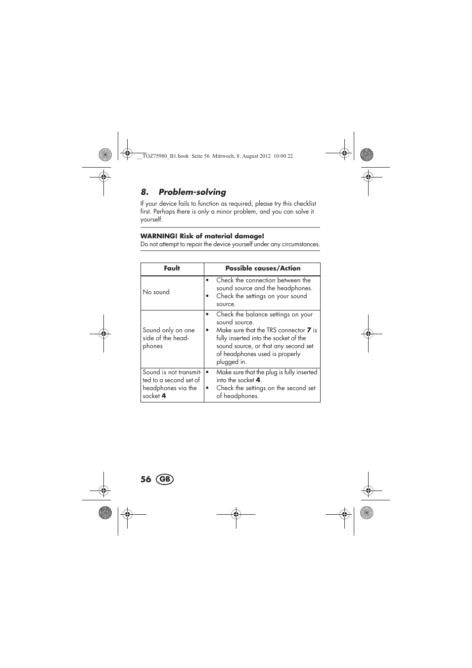 Silvercrest SKH 60 A1 User Manual | Page 58 / 62