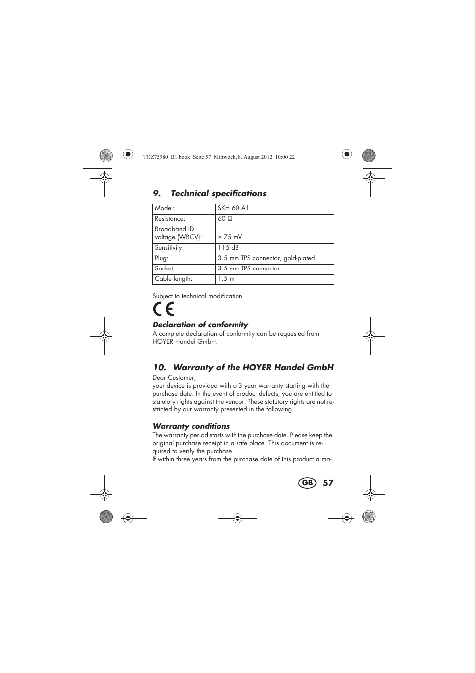 Silvercrest SKH 60 A1 User Manual | Page 59 / 62