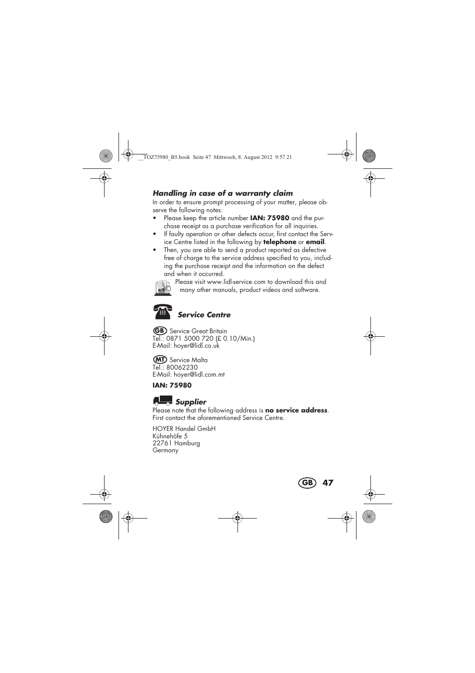 Silvercrest SKH 60 A1 User Manual | Page 49 / 62