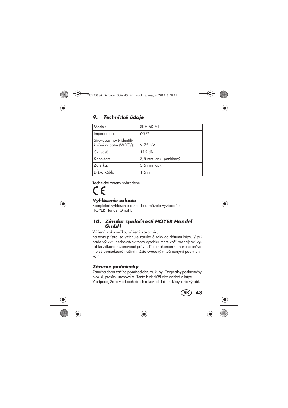 Silvercrest SKH 60 A1 User Manual | Page 45 / 70