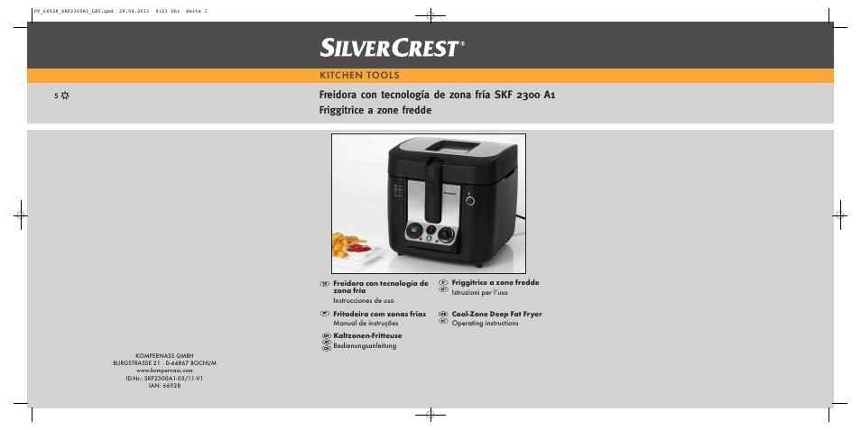 Silvercrest SKF 2300 A1 User Manual | 63 pages