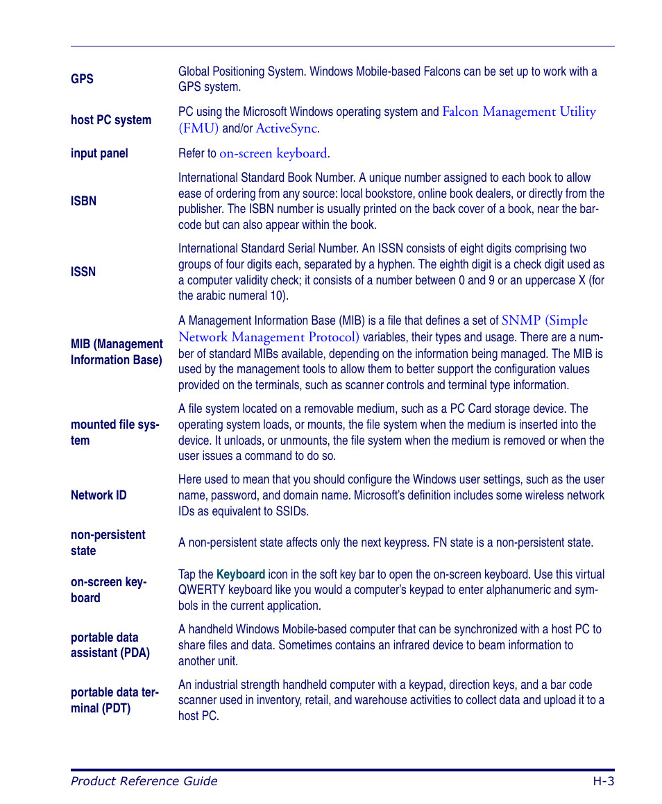 Datalogic Scanning FALCON 4400 SERIES User Manual | Page 197 / 212