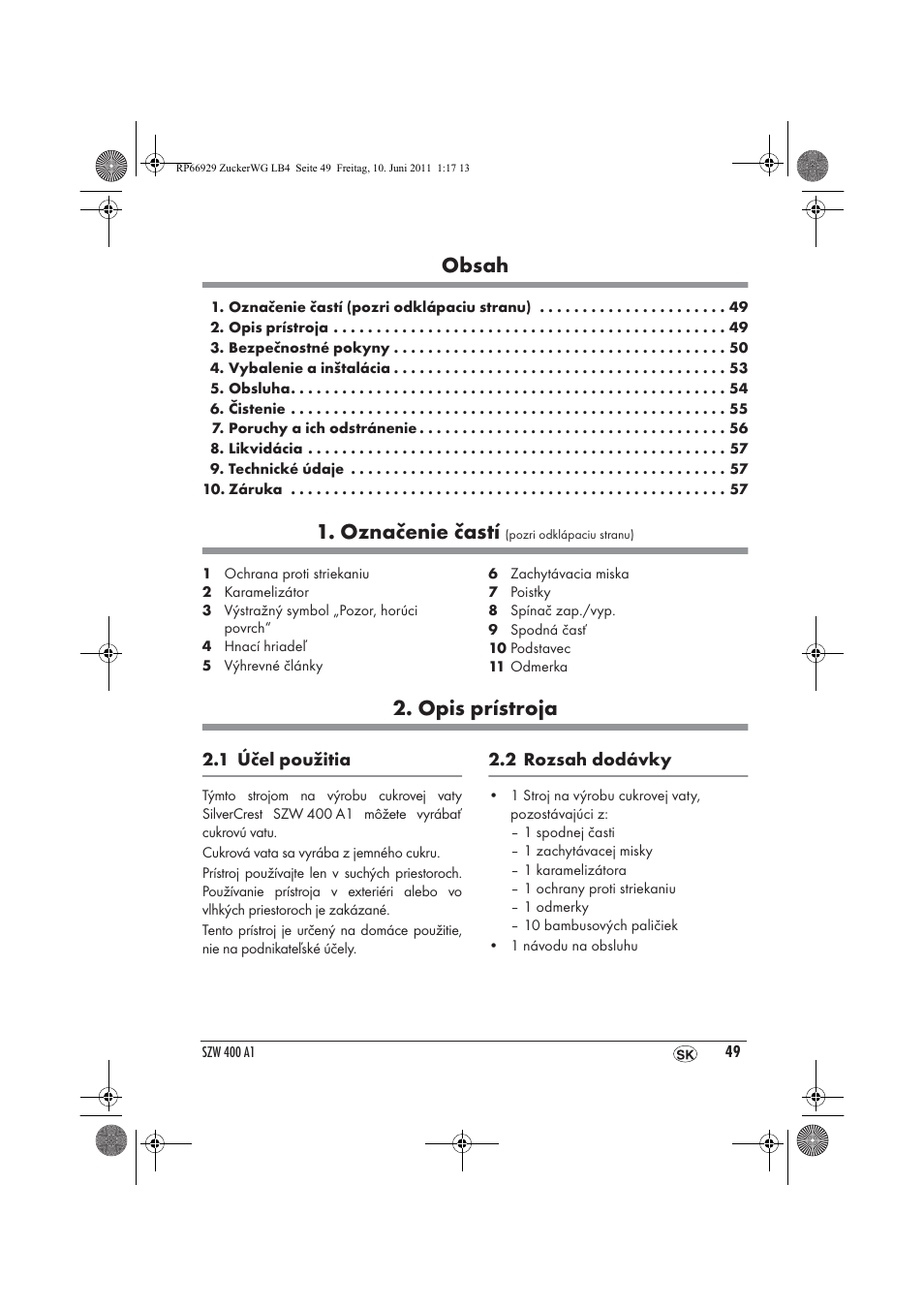 Silvercrest SZW 400 A1 User Manual | Page 51 / 70