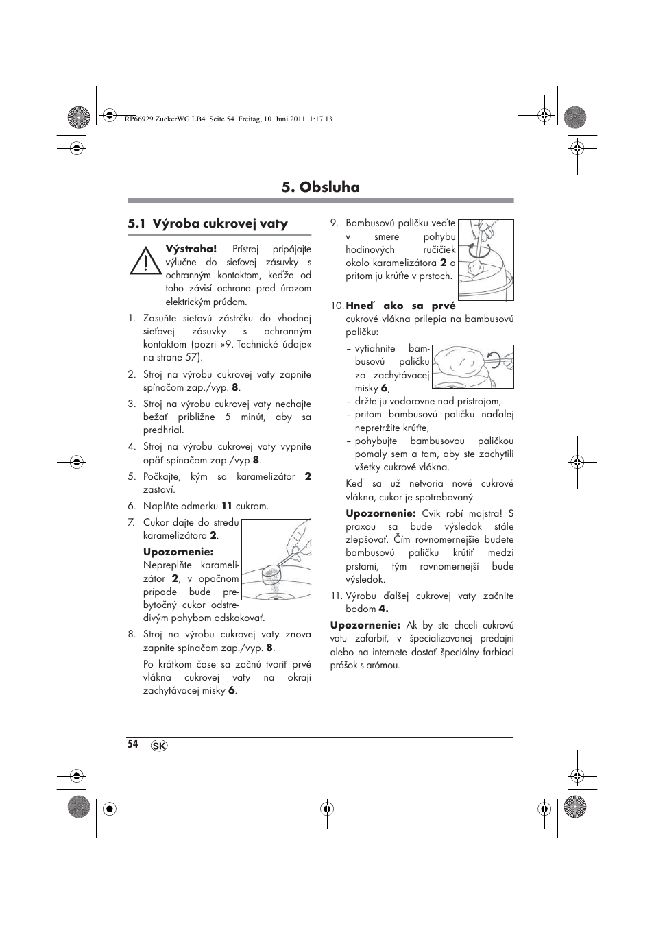 Obsluha | Silvercrest SZW 400 A1 User Manual | Page 56 / 70