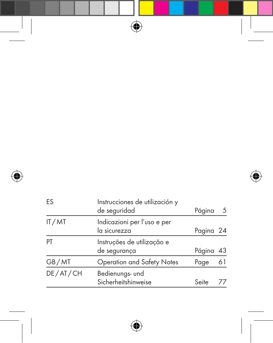 Silvercrest Z31259A Z31259B Z31259C User Manual | Page 2 / 96