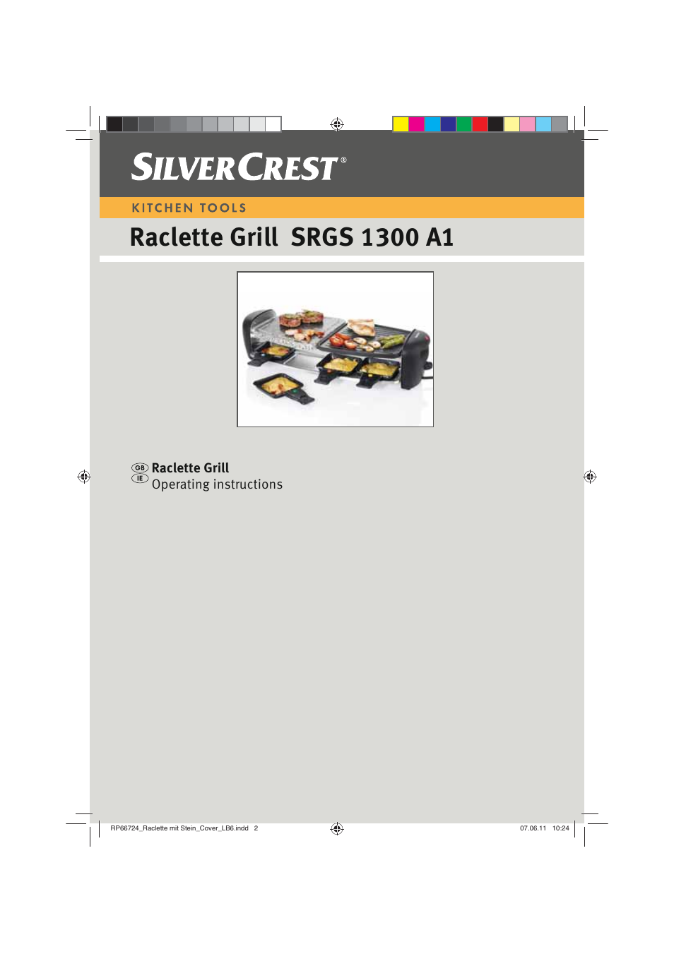 Silvercrest SRGS 1300 A1 User Manual | 14 pages