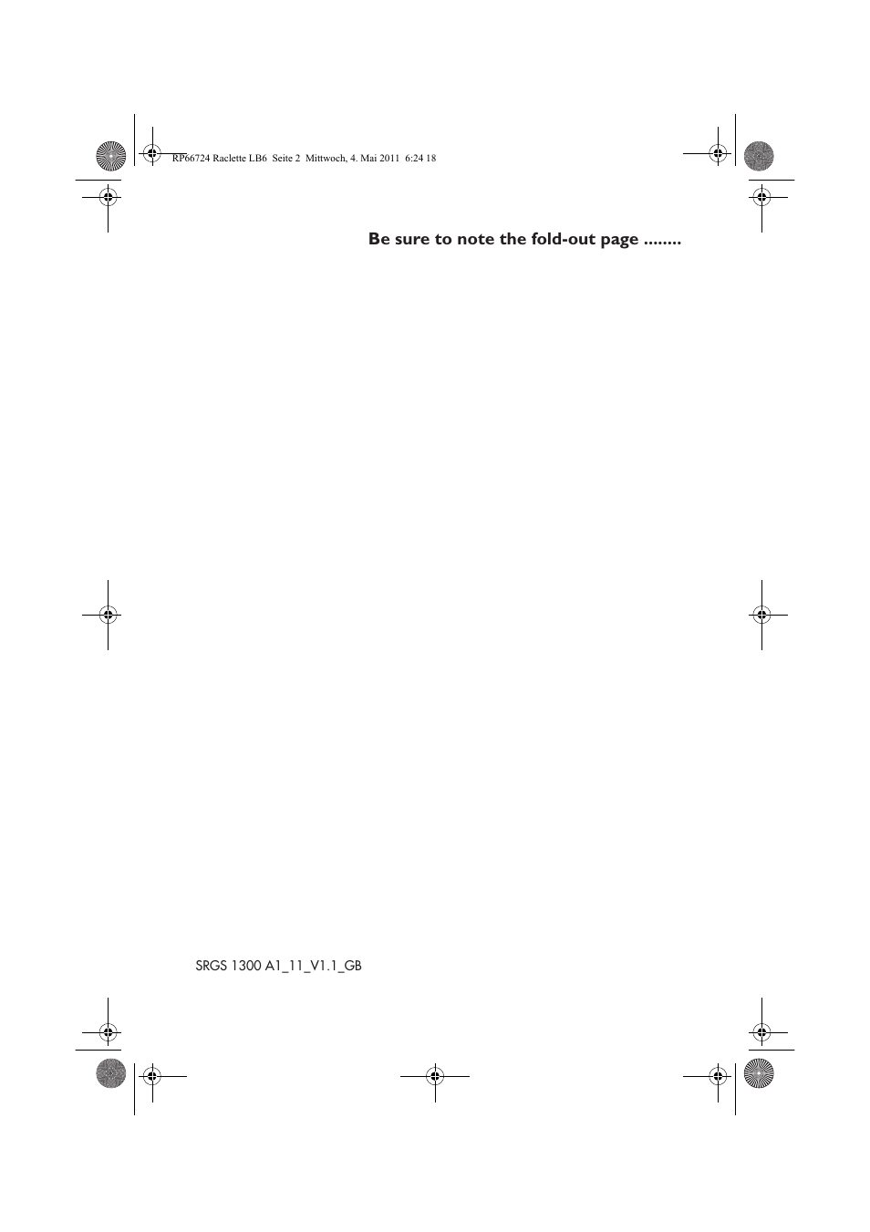 Silvercrest SRGS 1300 A1 User Manual | Page 2 / 14