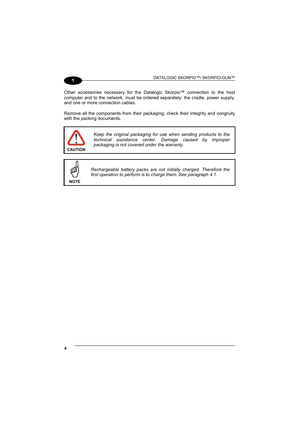 Datalogic Scanning Skorpio-GUN User Manual | Page 24 / 99