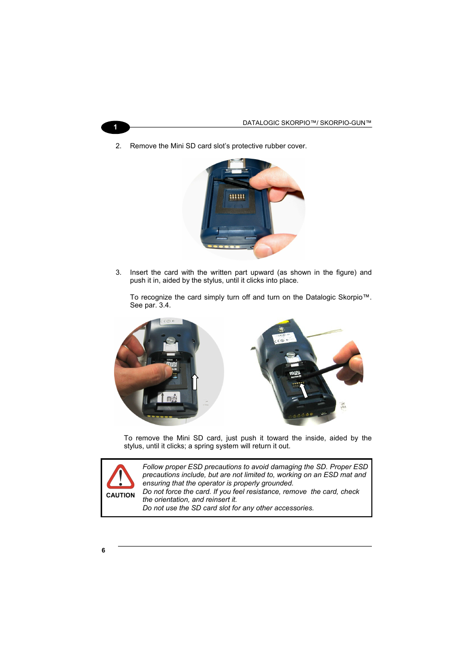 Datalogic Scanning Skorpio-GUN User Manual | Page 26 / 99