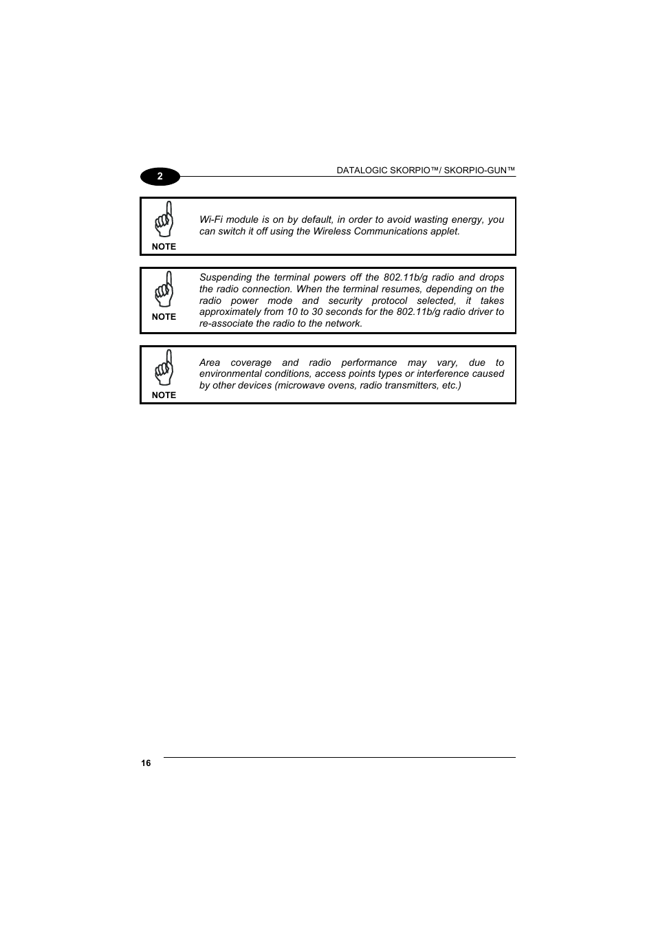 Datalogic Scanning Skorpio-GUN User Manual | Page 36 / 99