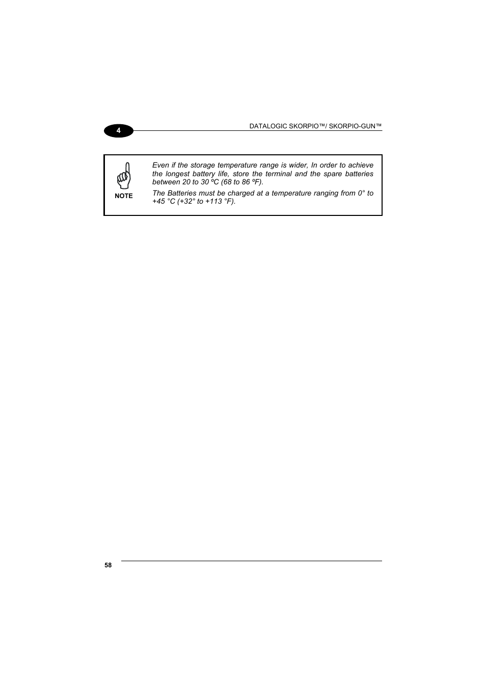 Datalogic Scanning Skorpio-GUN User Manual | Page 78 / 99