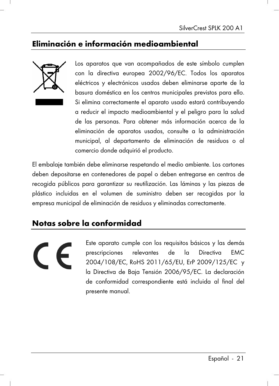 Silvercrest SPLK 200 A1 User Manual | Page 23 / 74