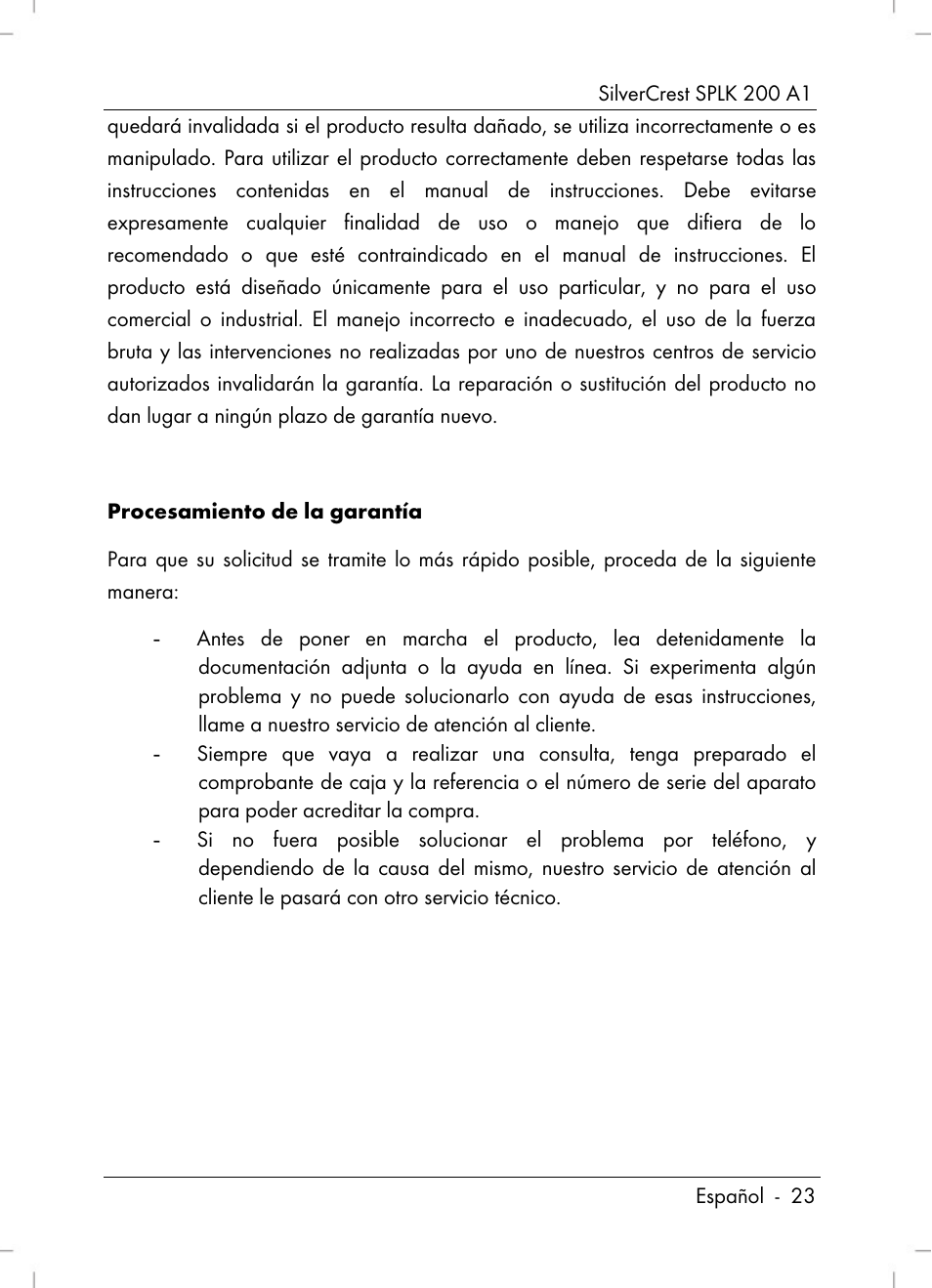 Silvercrest SPLK 200 A1 User Manual | Page 25 / 74