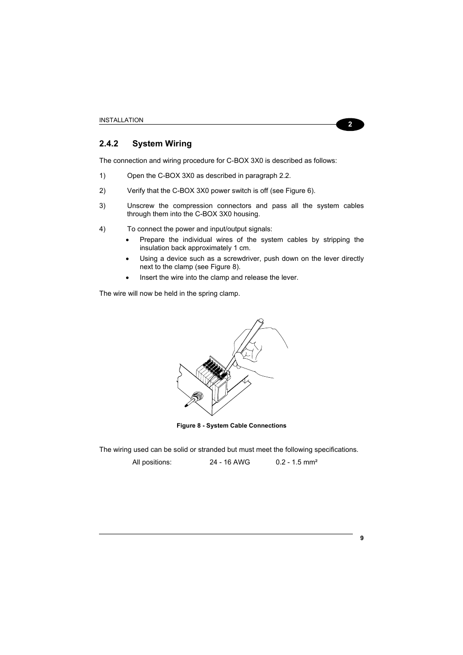 System wiring | Datalogic Scanning C-BOX 300 User Manual | Page 21 / 38