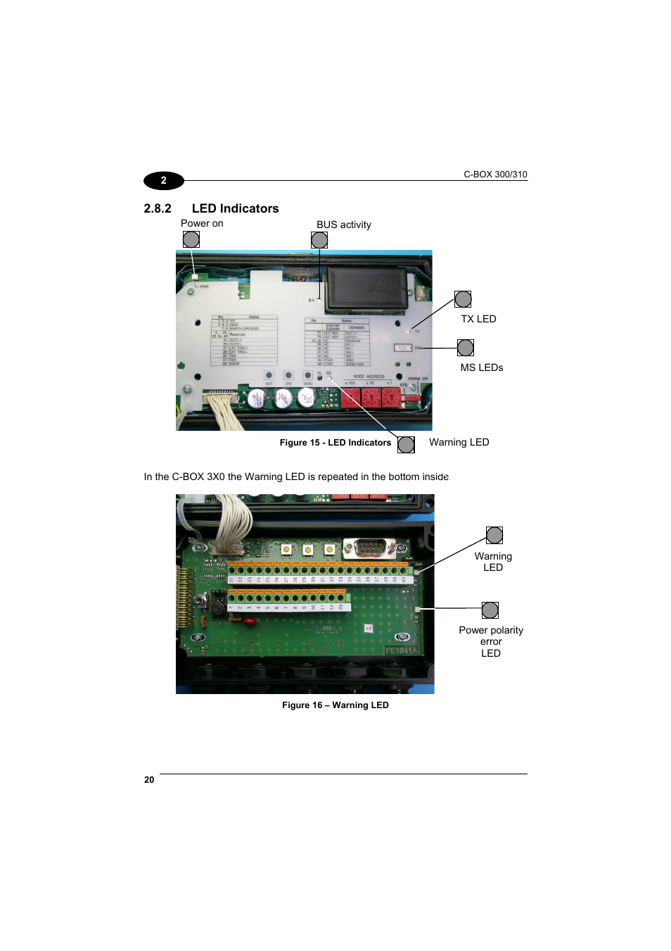 Led indicators | Datalogic Scanning C-BOX 300 User Manual | Page 32 / 38