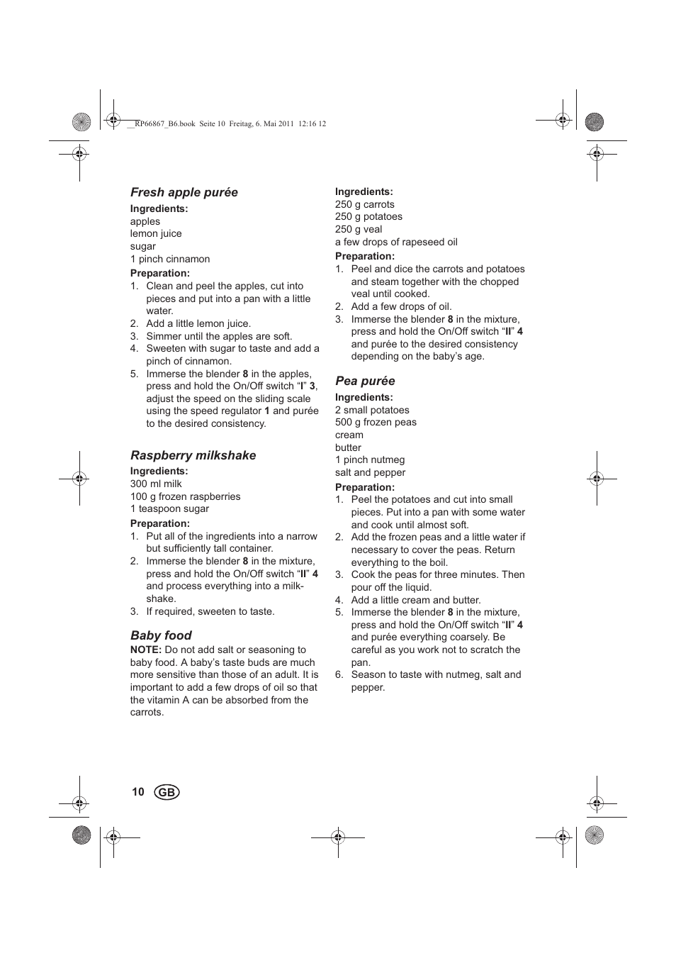 Silvercrest SSM 600 A1 User Manual | Page 12 / 14