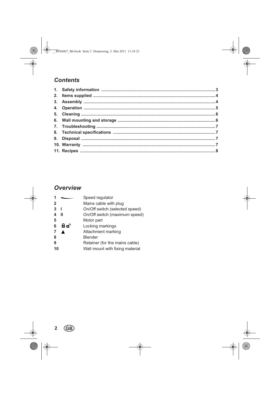 Silvercrest SSM 600 A1 User Manual | Page 4 / 14