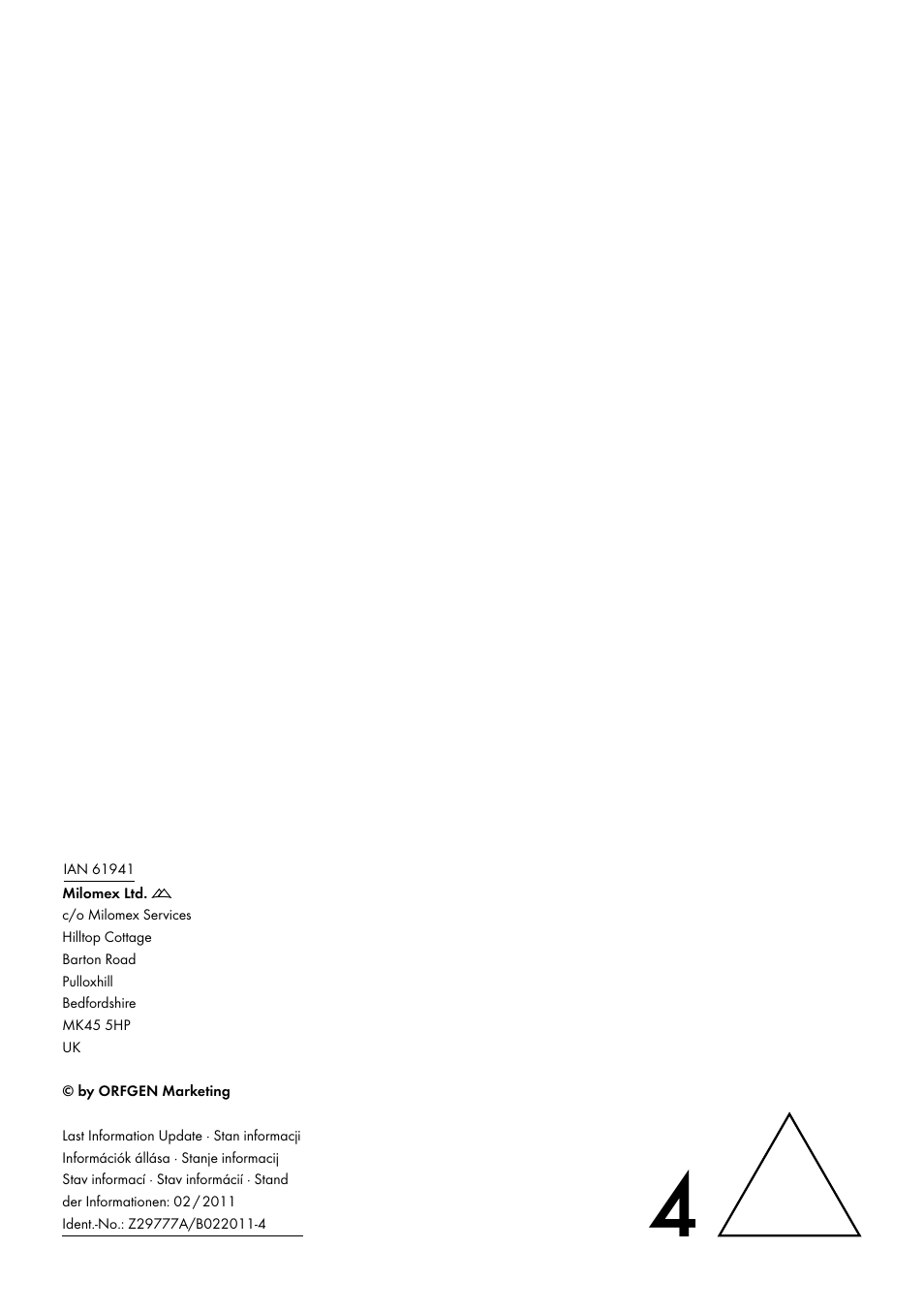Silvercrest Z29777A/ Z29777B User Manual | Page 41 / 41